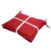 Coussin Style Selections Pour Chaise Bistro, 18 Po X 15 Po Rouge, Ensemble De 2