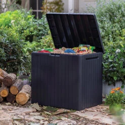 Coffre De Rangement Pour L'extérieur City Box Par Keter En Plastique Gris De 114 L -Outsunnies Boutique 41537583e L