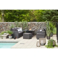 Arrosoir Allen + Roth, Bois Et Acier, Noir -Outsunnies Boutique 44945149c L