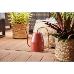 Arrosoir Pour Le Jardinage Allen + Roth De Style Traditionnel, 1,1 Gal, Métal, Rouge-brun Et Or -Outsunnies Boutique 44945169c L