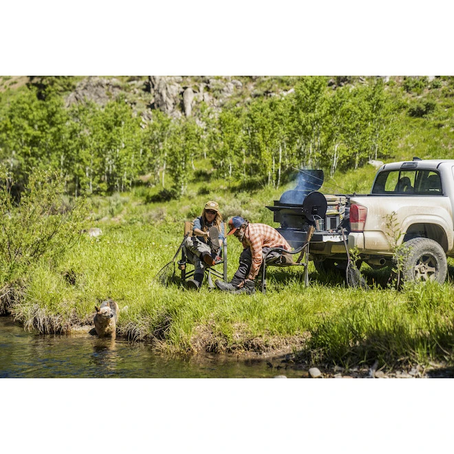 Gril Portatif Aux Granules Tailgater 20 De Traeger, 300 Po², Noir, Acier Inoxydable 5 Gril Portatif Aux Granules Tailgater 20 De Traeger, 300 Po², Noir, Acier Inoxydable – Image 3