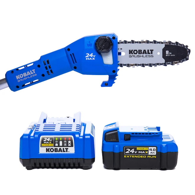 Ensemble De Scie à Manche, Kobalt 24V 8-in, Batterie Et Chargeur Inclus 4 Ensemble De Scie à Manche, Kobalt 24V 8-in, Batterie Et Chargeur Inclus – Image 2