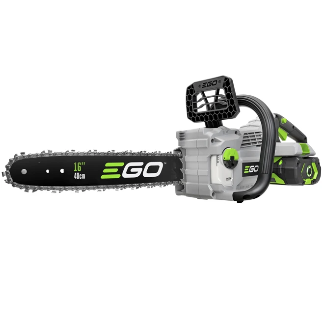 Scie à Chaîne EGO Sans Fil Avec Batterie 56 V ARC Lithium, 16 Po (batterie Et Chargeur Inclus) 3 Scie à Chaîne EGO Sans Fil Avec Batterie 56 V ARC Lithium, 16 Po (batterie Et Chargeur Inclus)