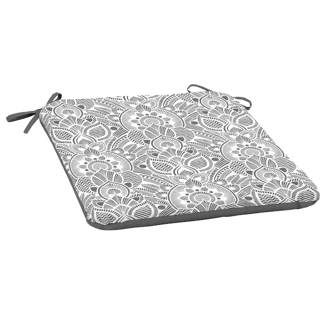 Style Selections Coussin Extérieur Style Sélections Damassé Gris De 19 Po X 18 Po 3 Style Selections Coussin Extérieur Style Sélections Damassé Gris De 19 Po X 18 Po