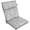 Style Selections Coussin De Siège De Patio Style Selection Tybalt Damask Gris (1/pqt)
