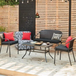 Table D'extérieur Pelham Bay De Style Selections Acier, 40 Po X 22,5 Po X 20,25 Po, Noir 11 Table D'extérieur Pelham Bay De Style Selections Acier, 40 Po X 22,5 Po X 20,25 Po, Noir -Outsunnies Boutique 47865006e L