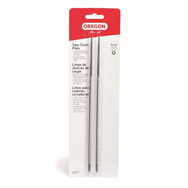 Limes Pour Scie à Chaîne Oregon, Ronde, 5/32 Po, Paquet De 2 4 Limes Pour Scie à Chaîne Oregon, Ronde, 5/32 Po, Paquet De 2 – Image 2