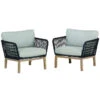Ensemble De 2 Fauteuils De Patio Positano D'Allen + Roth, Beige Et Noir, Acier Et Oléfine 1 Ensemble De 2 Fauteuils De Patio Positano D'Allen + Roth, Beige Et Noir, Acier Et Oléfine -Outsunnies Boutique 48655138 L