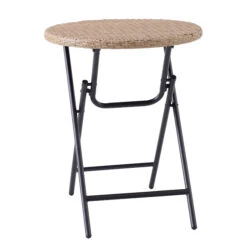Table Pliante D'extérieur En Osier Bistro Bay De Style Selections, 23,62 Po X 23,62 Po