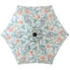 Parasol De Marché Inclinable De 7,5 Pi En Tissu Polyester Floral Style Selections -Outsunnies Boutique 48655167 L