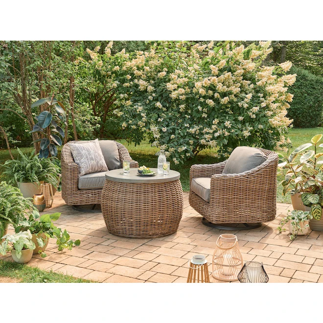 Coussin Décoratif D'extérieur Canopii En Acrylique à Imprimé Graphique Gris, Carré 7 Coussin Décoratif D'extérieur Canopii En Acrylique à Imprimé Graphique Gris, Carré – Image 5