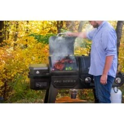 Gril Au Gaz Et Aux Granules Série Pro II 1100 De Pit Boss 1262 Po², Noir, 40 000 BTU -Outsunnies Boutique 49255024d L