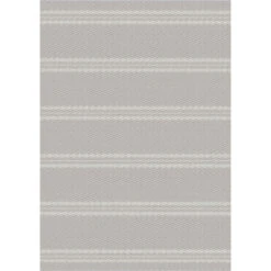 Tapis D'extérieur KO2 Rectangulaire, Beige (5 Pi X 7 Pi)