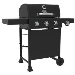 Barbecue Grill Chef Gaz Propane De 48 000 BTU 3 Brûleurs, Noir