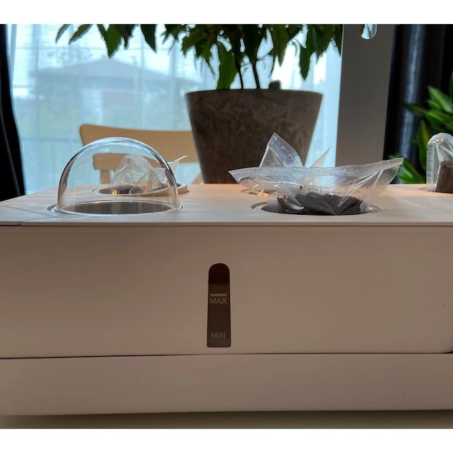 Petit Jardin Hydroponique DEL Pour L'intérieur, 18 Po, Plastique, Blanc 7 Petit Jardin Hydroponique DEL Pour L'intérieur, 18 Po, Plastique, Blanc – Image 5