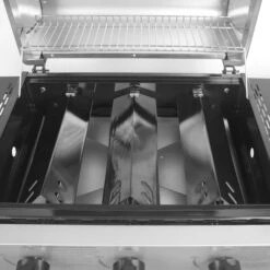 Barbecue Au Gaz Noir Et Argent Avec 3 Brûleurs, Master Forge, Liquide Propane 30 000 BTU -Outsunnies Boutique 60975002d L