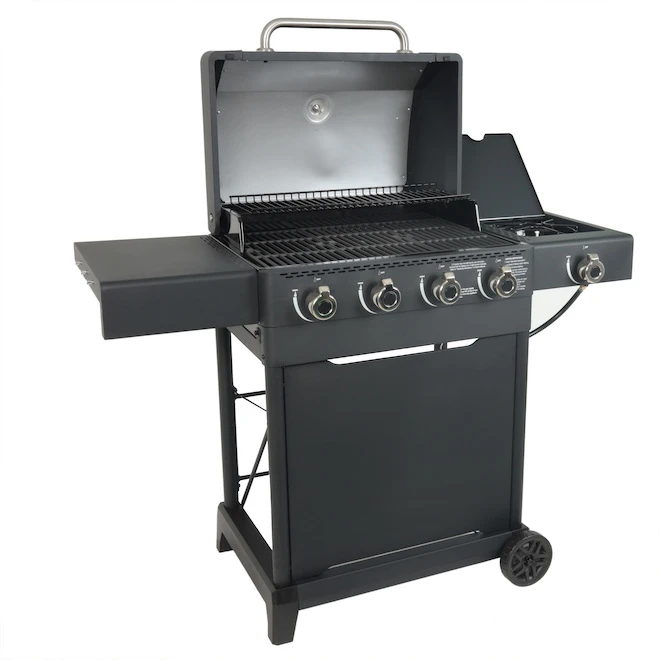 Barbecue Au Gaz à 4 Brûleurs Master Forge, 48 000 BTU, Noir 5 Barbecue Au Gaz à 4 Brûleurs Master Forge, 48 000 BTU, Noir – Image 3