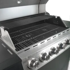 Barbecue Au Gaz à 6 Brûleurs Master Forge, Propane Liquide 72 000 BTU, Acier Inoxydable -Outsunnies Boutique 60975004c L