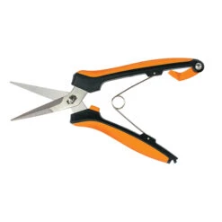 Fiskars Cisailles Courbes, Acier Inoxydable, Noir/orange, 6"