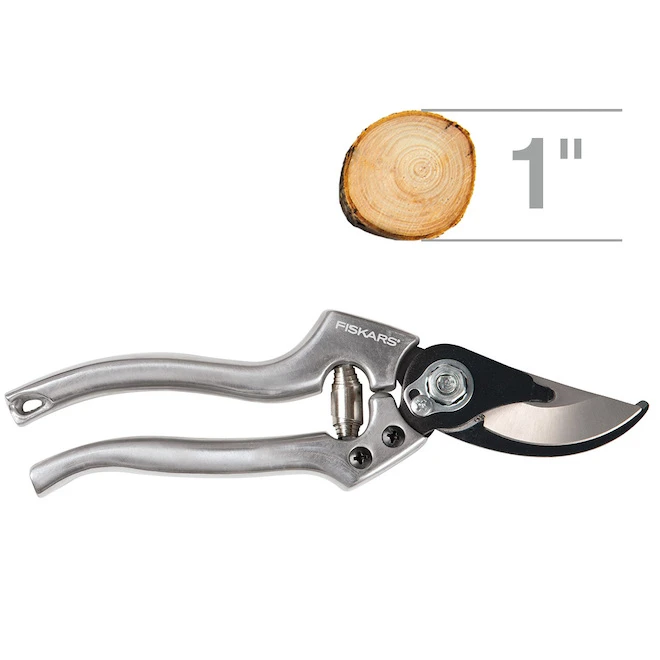 Sécateur à Contre-lame Inclinée En Acier Ultra Affutée Avec Poignée Standard, Fiskars 4 Sécateur à Contre-lame Inclinée En Acier Ultra Affutée Avec Poignée Standard, Fiskars – Image 2