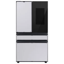 Réfrigérateur Samsung Bespoke, 22,5 Pi³, 4 Portes, Profondeur De Comptoir (inox Résistant Aux Empreintes)