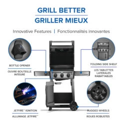 Barbecue Au Gaz Naturel Freestyle 365 De Napoleon, 33 000 Btu, Gris -Outsunnies Boutique 66265019c L