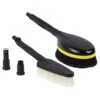 Ensemble De 2 Brosses Pour Laveuse à Pression Karcher, 1 Brosse Rotative, 1 Brosse à Poils Doux, Adaptateurs Inclus