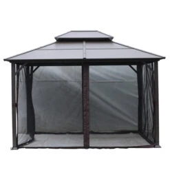 Abri De Jardin Brun Par Style Selections Toit Rigide 10 Pi X 12 Pi -Outsunnies Boutique 72255186c L