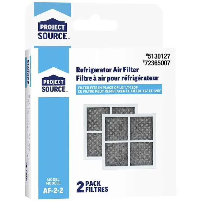 Filtre à Air AF-2-2 Pour Réfrigérateur Project Source, Paquet De 2 3 Filtre à Air AF-2-2 Pour Réfrigérateur Project Source, Paquet De 2