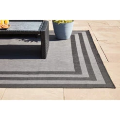 Tapis Multy Home Fresco Baron Gris Et Noir De 8 Pi X 10 Pi -Outsunnies Boutique 76675115b L