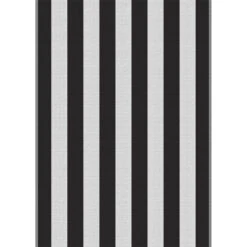 Tapis En Polyester Multy Home Cabana Noir Et Blanc De 5 Pi X 7 Pi