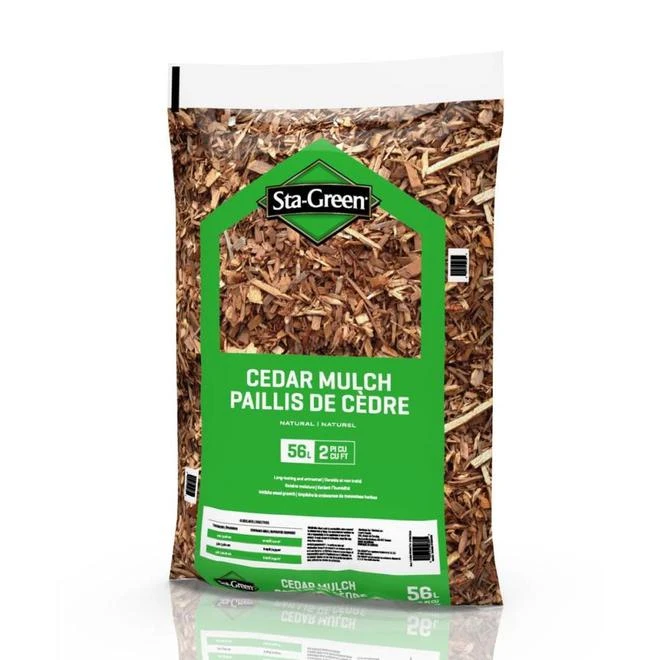 Paillis De Cèdre Naturel Sta-Green, 2 Pi³ 3 Paillis De Cèdre Naturel Sta-Green, 2 Pi³