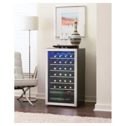 Refroidisseur à Vin Danby, 36 Bouteilles, 3,3 Pi³, 17,5 Po, Porte En Verre Transparent, Acier Inoxydable 7 Refroidisseur à Vin Danby, 36 Bouteilles, 3,3 Pi³, 17,5 Po, Porte En Verre Transparent, Acier Inoxydable -Outsunnies Boutique 80965007c L