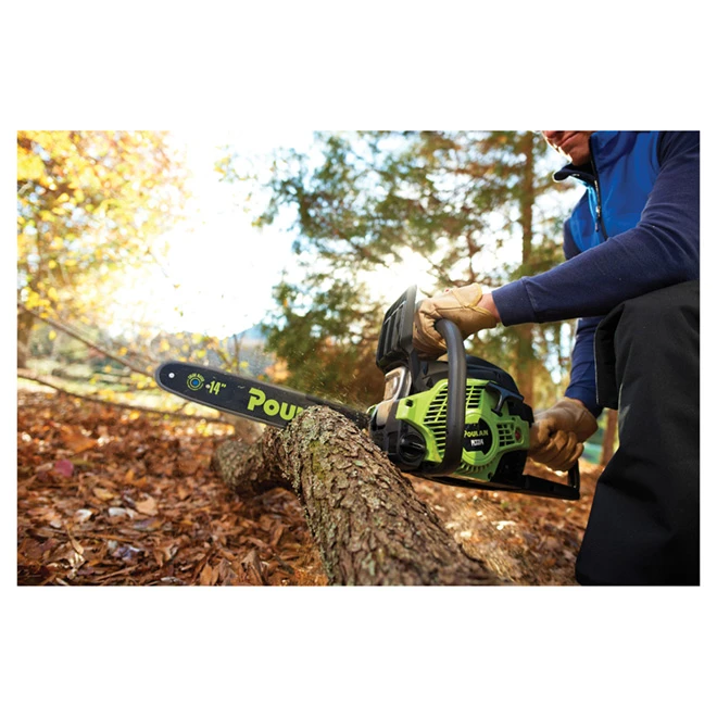 Scie à Chaîne à Essence, 14", 2 Temps, 33 Cc 4 Scie à Chaîne à Essence, 14", 2 Temps, 33 Cc – Image 2