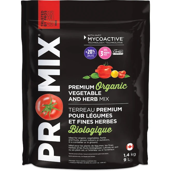 Mélange Biologique « Premium » Potager Et Fines Herbes, 9 L 3 Mélange Biologique « Premium » Potager Et Fines Herbes, 9 L